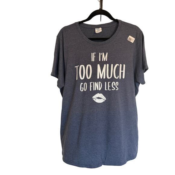 Port and Company Women's Gray White Graphic Short Sleeve Funny Crew Neck T-Shirt - Picture 4 of 12